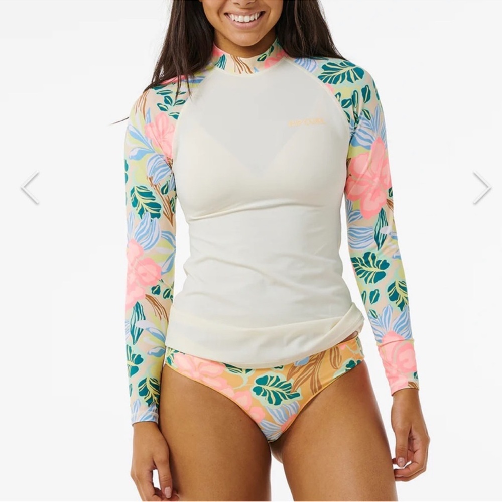 Rip Curl Follow The Sun UPF 50 Long Sleeve Rashguard, SMALL